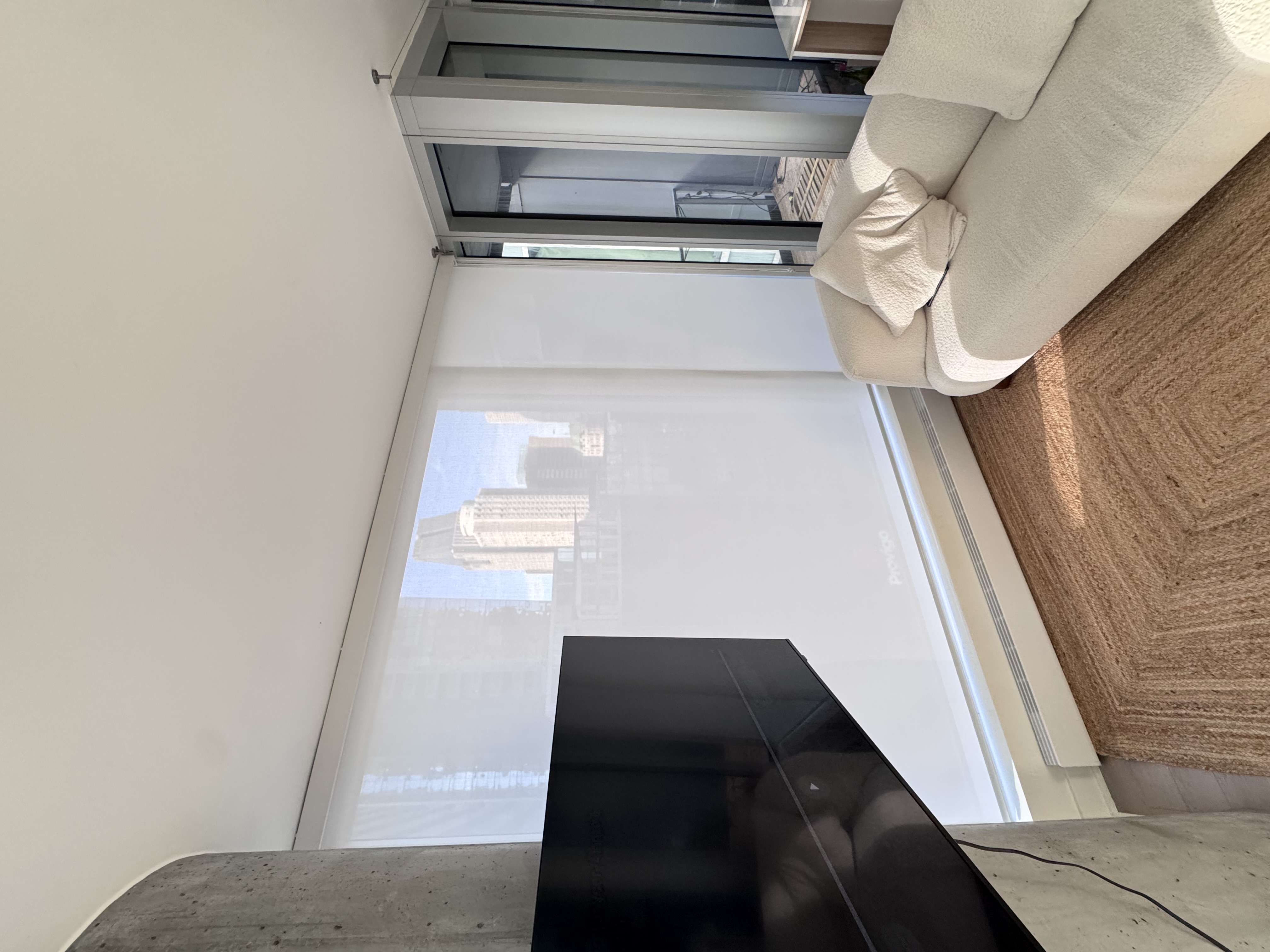 Solar Shades installation in Condo - Montreal